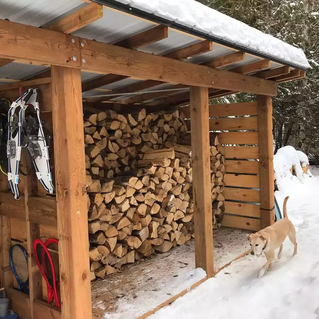 10 Creative Wood Storage Solutions That'll Transform Your Outdoor Space Simple Barn-Style Shed