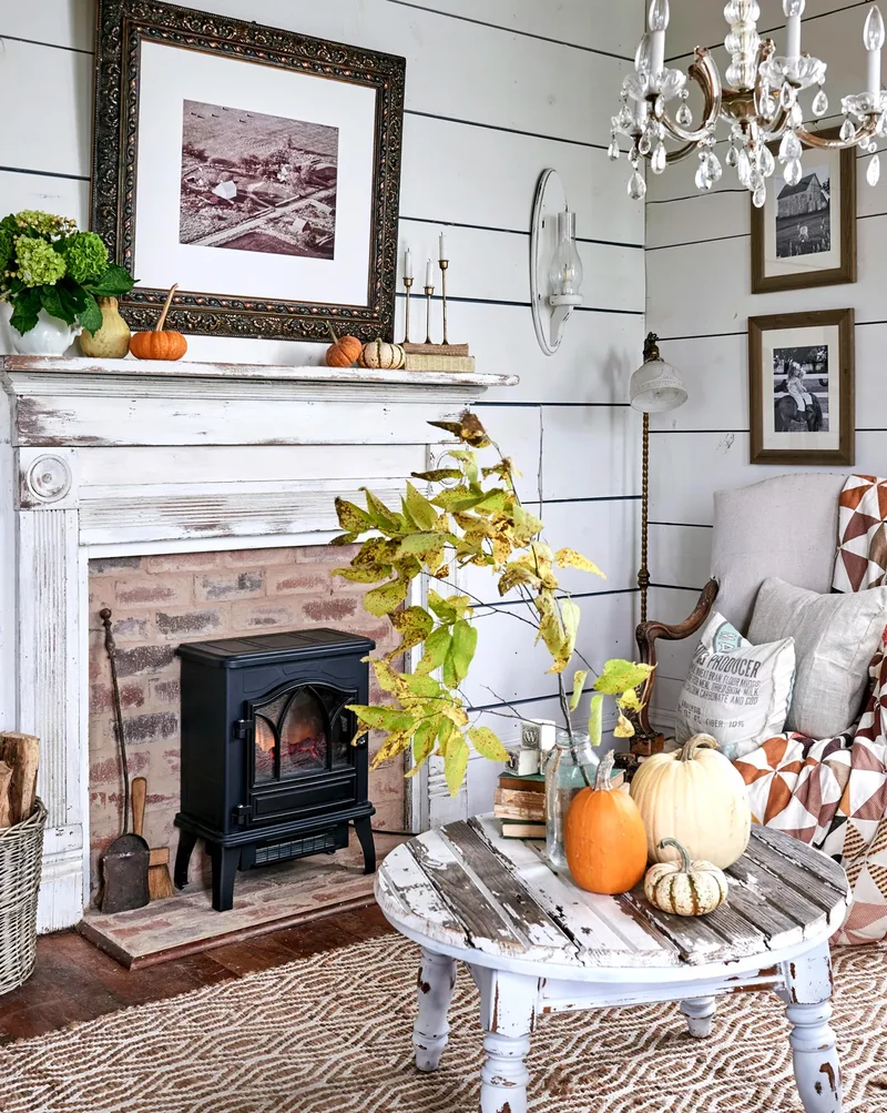 48 Fall Mantel Decorating Ideas For Seasonal Style 31 Simple Fall Fireplace Decor