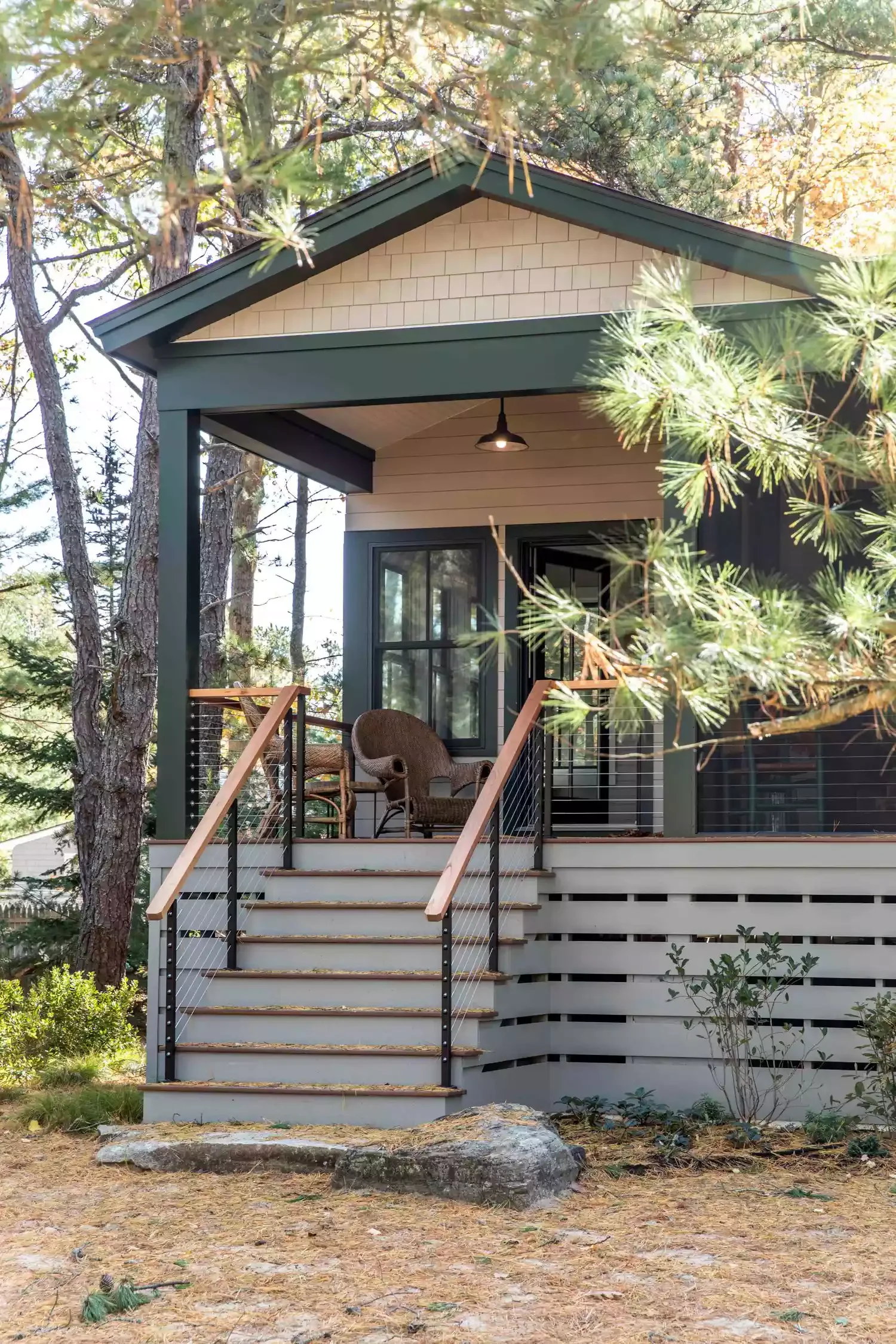 27 Stunning Porch Ceiling Designs That Will Transform Your Outdoor Space 2 Simple Wood Tones