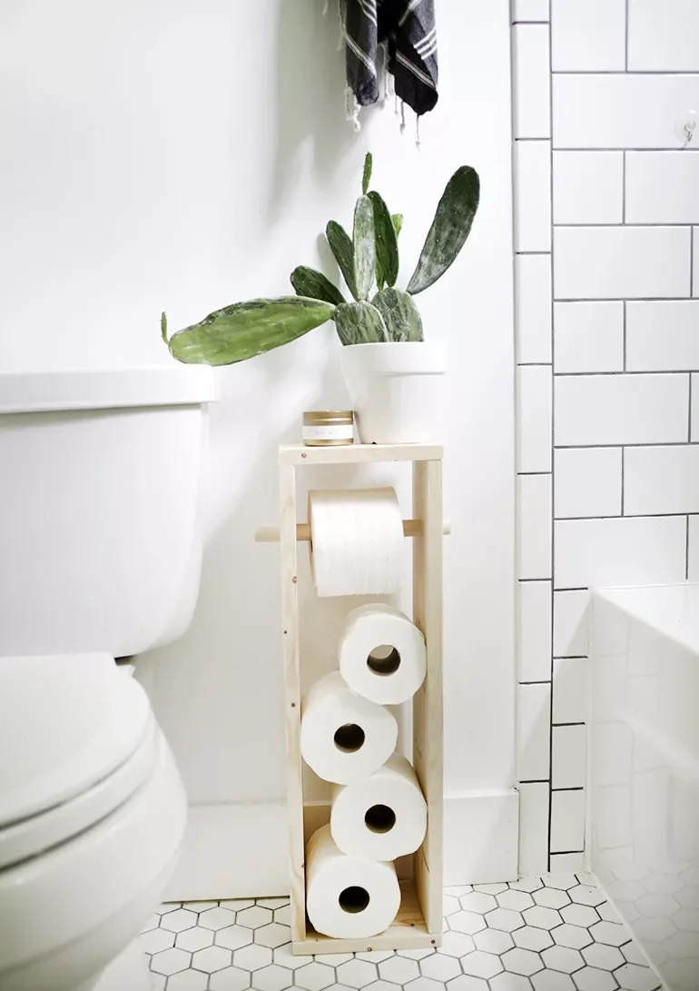 15 Creative Toilet Paper Storage Solutions That'll Transform Your Bathroom Skinny Storage