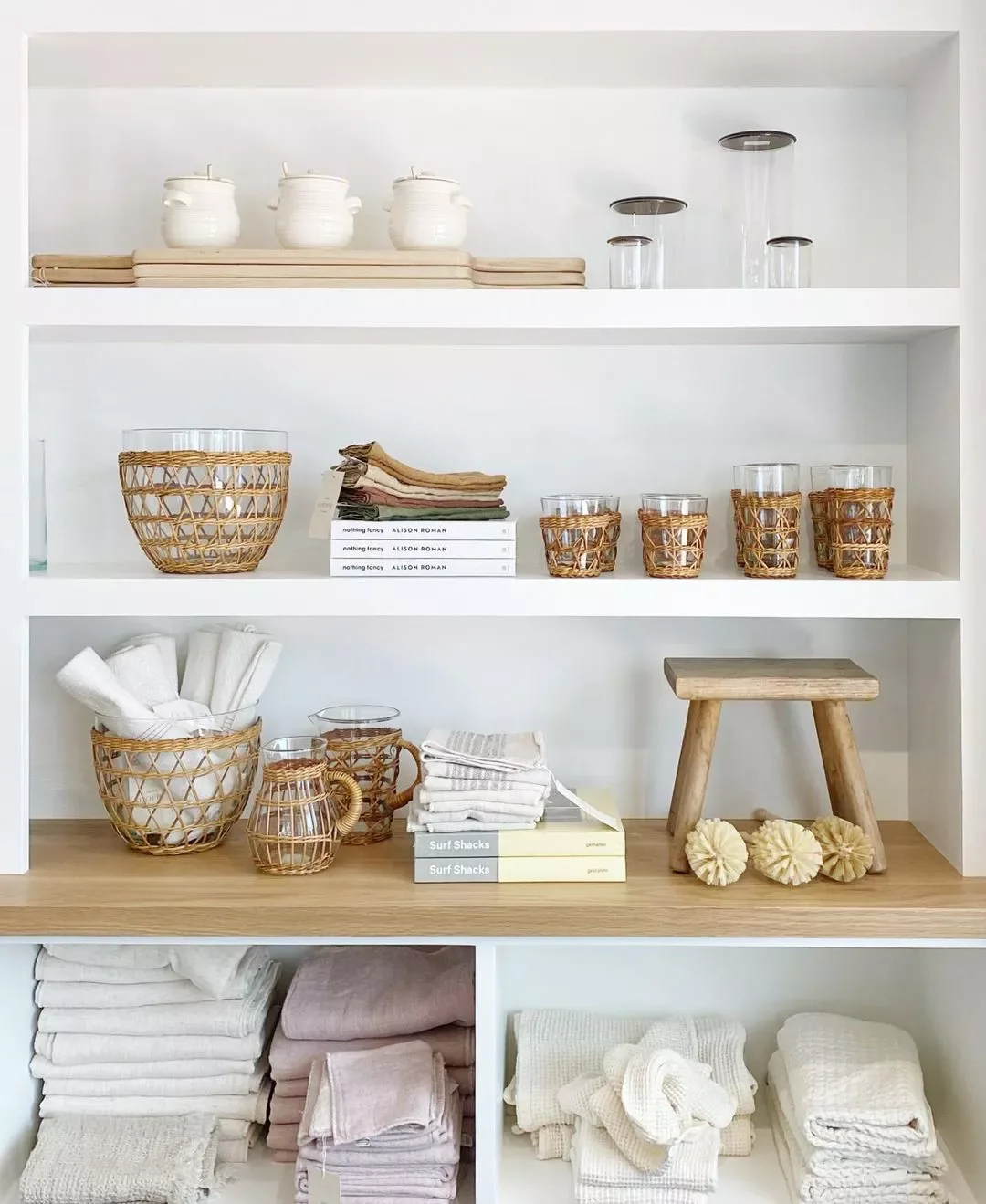 32 Clever and Stylish Ways to Store Your Towels Skip Folding and Rolling
