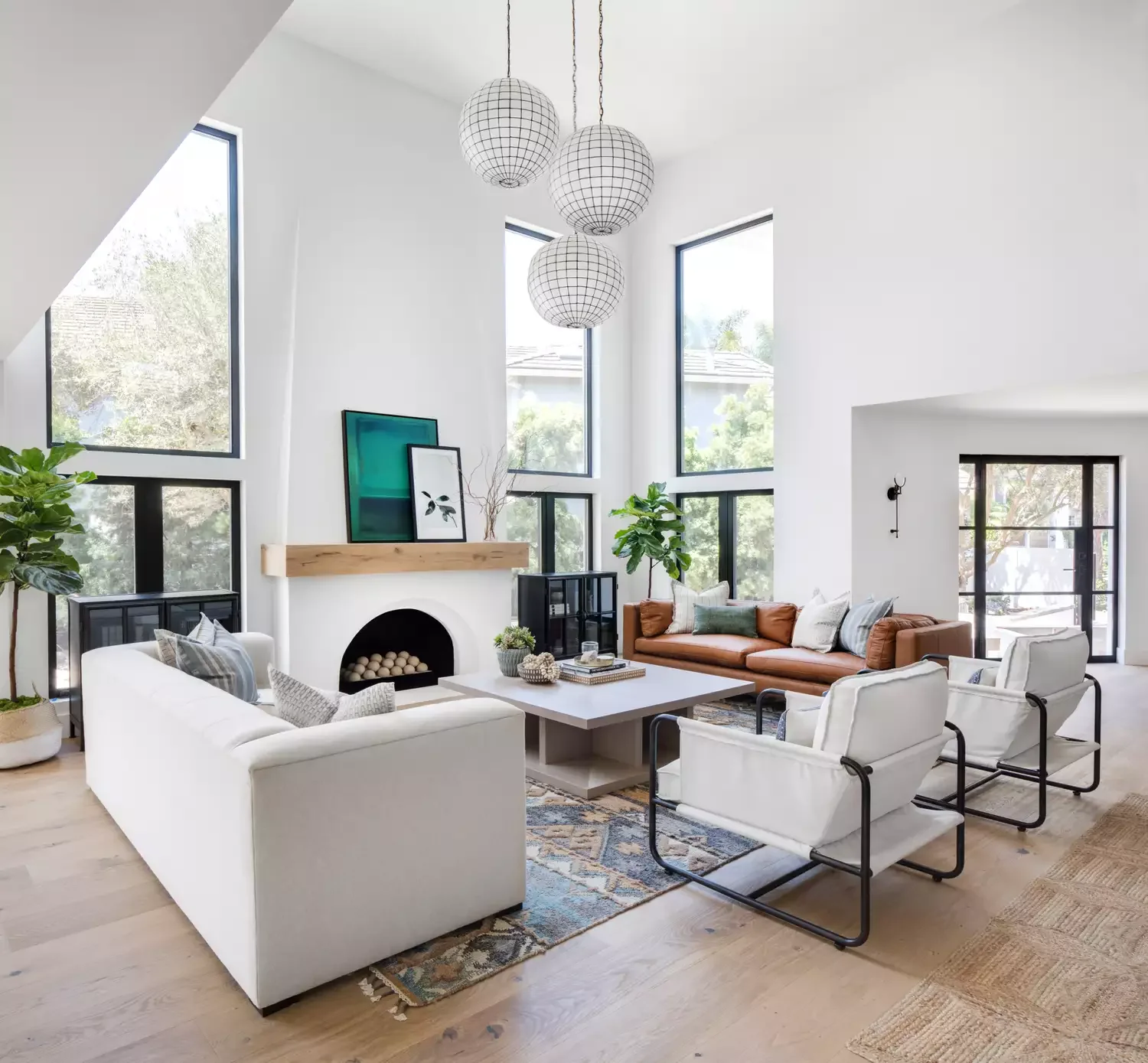 25 Stunning White Living Room Ideas That Transform Your Space 7 Skip Window Treatments