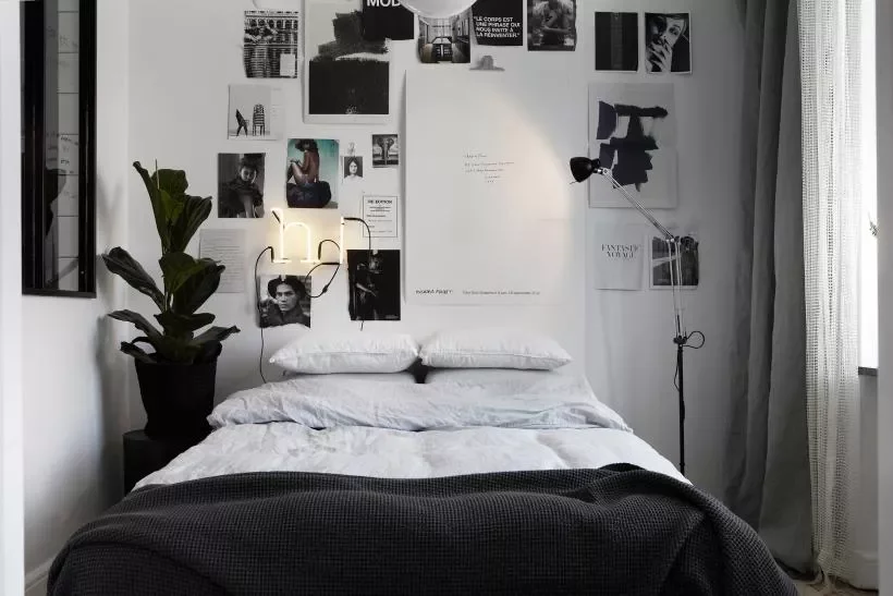 52 Clever Small Bedroom Ideas That Maximize Every Square Inch 32 Skip the Headboard