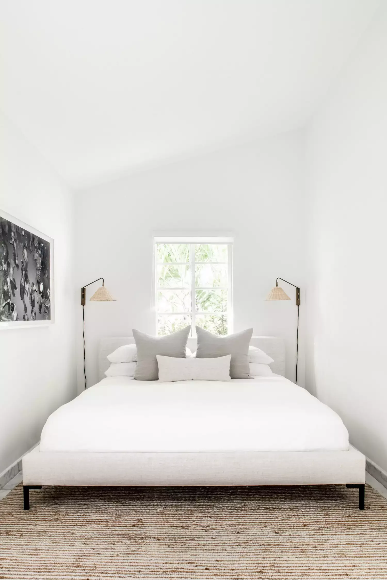 52 Clever Small Bedroom Ideas That Maximize Every Square Inch 41 Skip the Nightstands