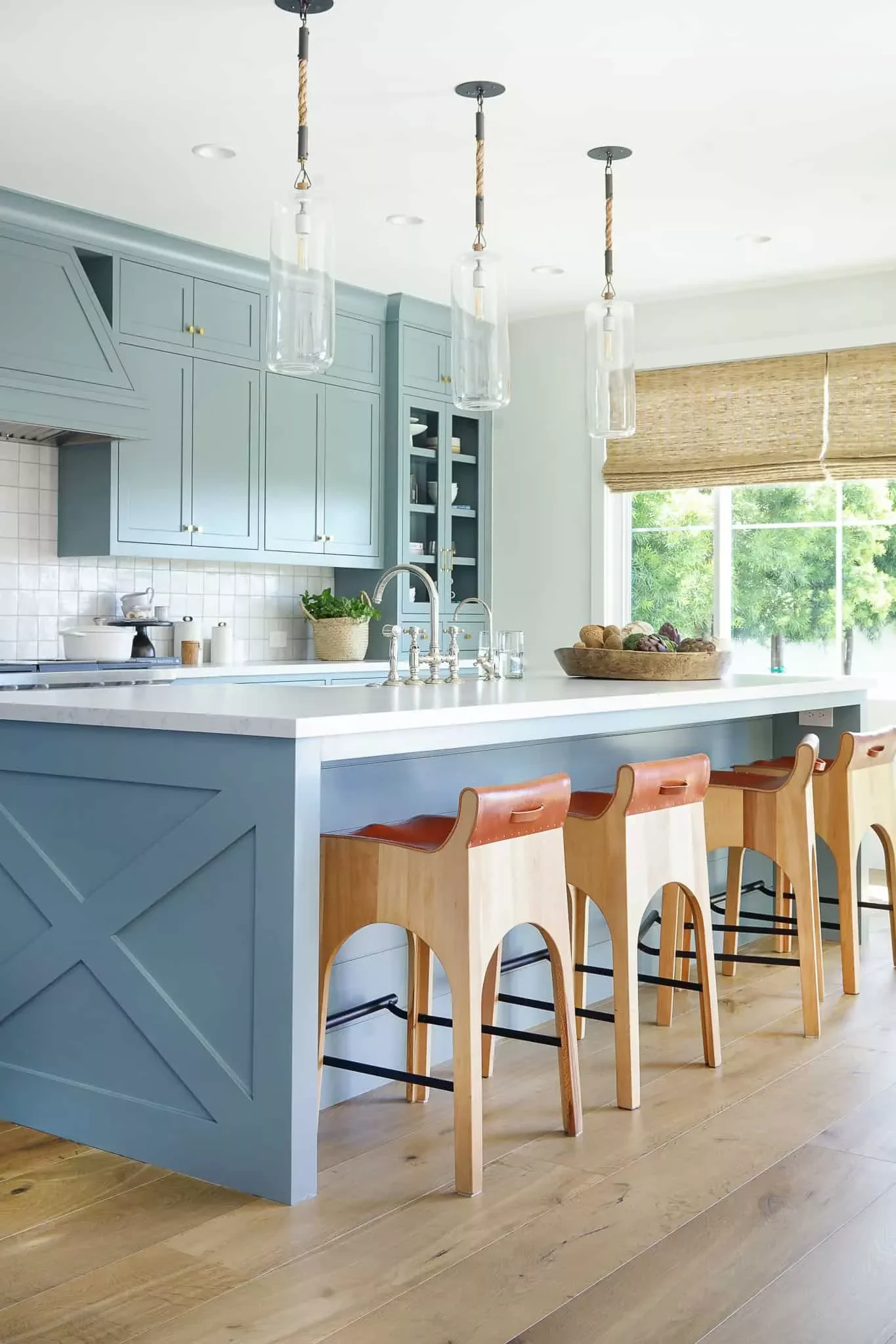 32 Stunning Blue Kitchen Design Ideas That Will Transform Your Space Sky Blue Kitchen Island