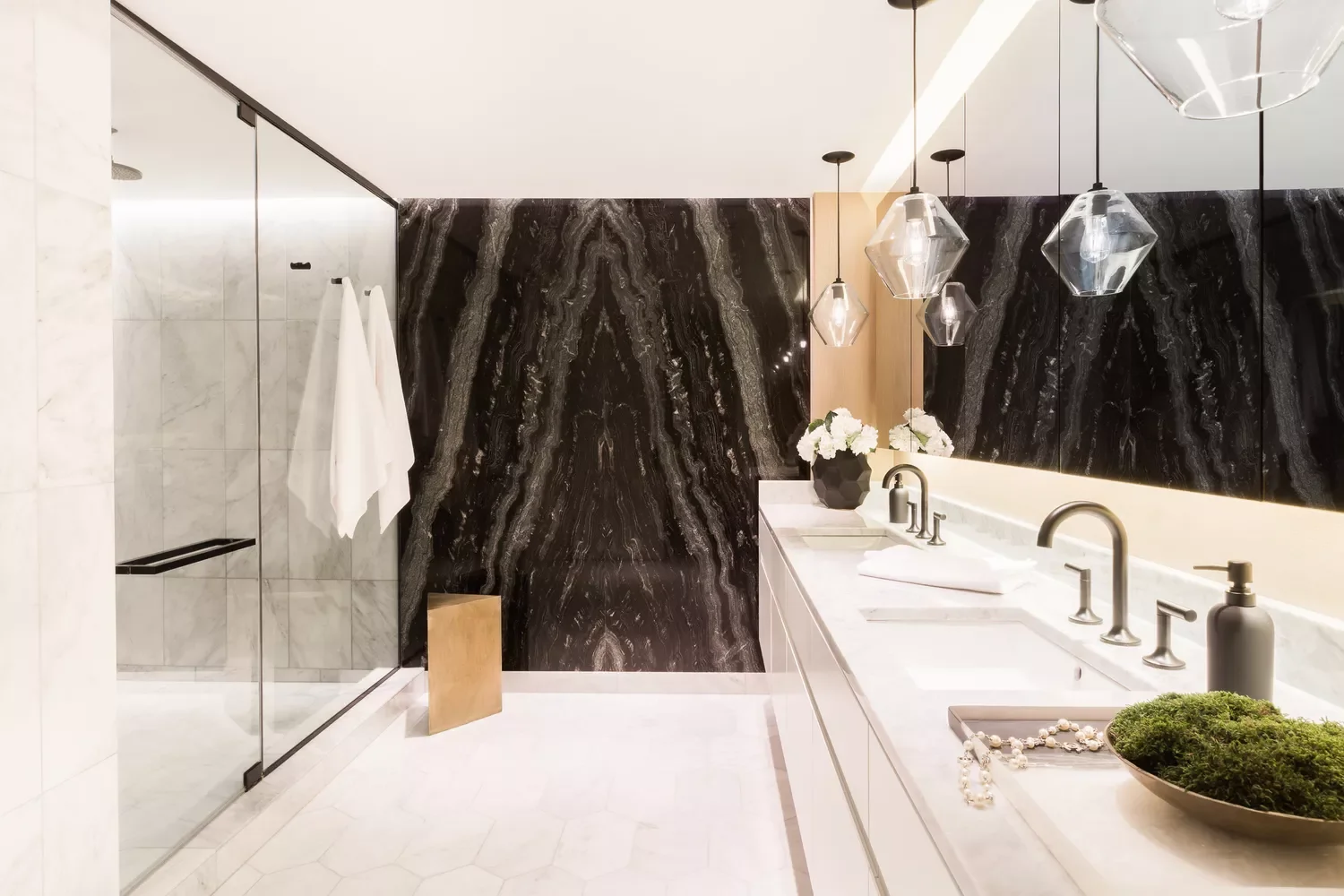 102 Stunning Bathroom Design Ideas That Will Transform Your Space Slab Tile Shower Walls