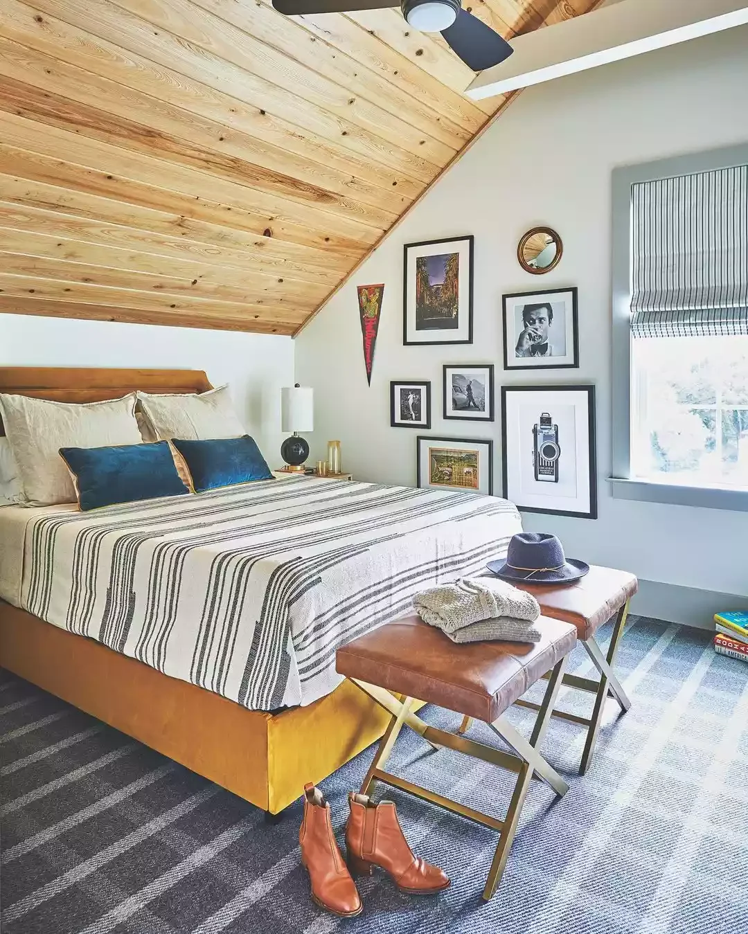 40 Stunning Ceiling Design Ideas to Transform Any Room 32 Slanted Rustic Ceiling