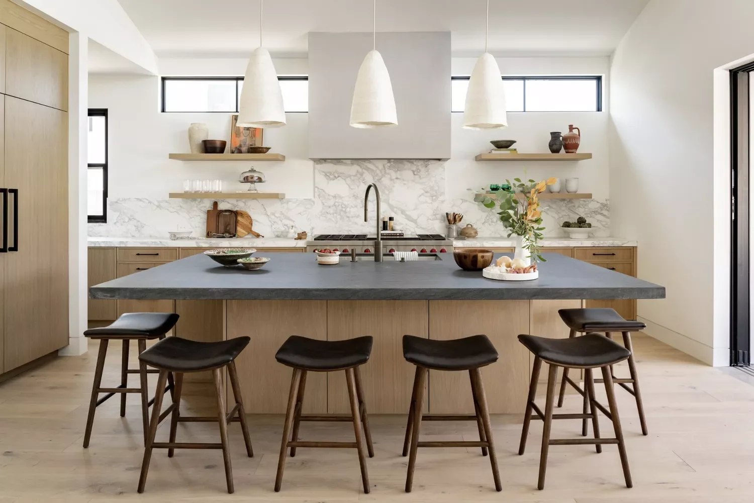 39 Modern Kitchen Design Ideas That Transform Your Home Sleek, Warm Kitchen