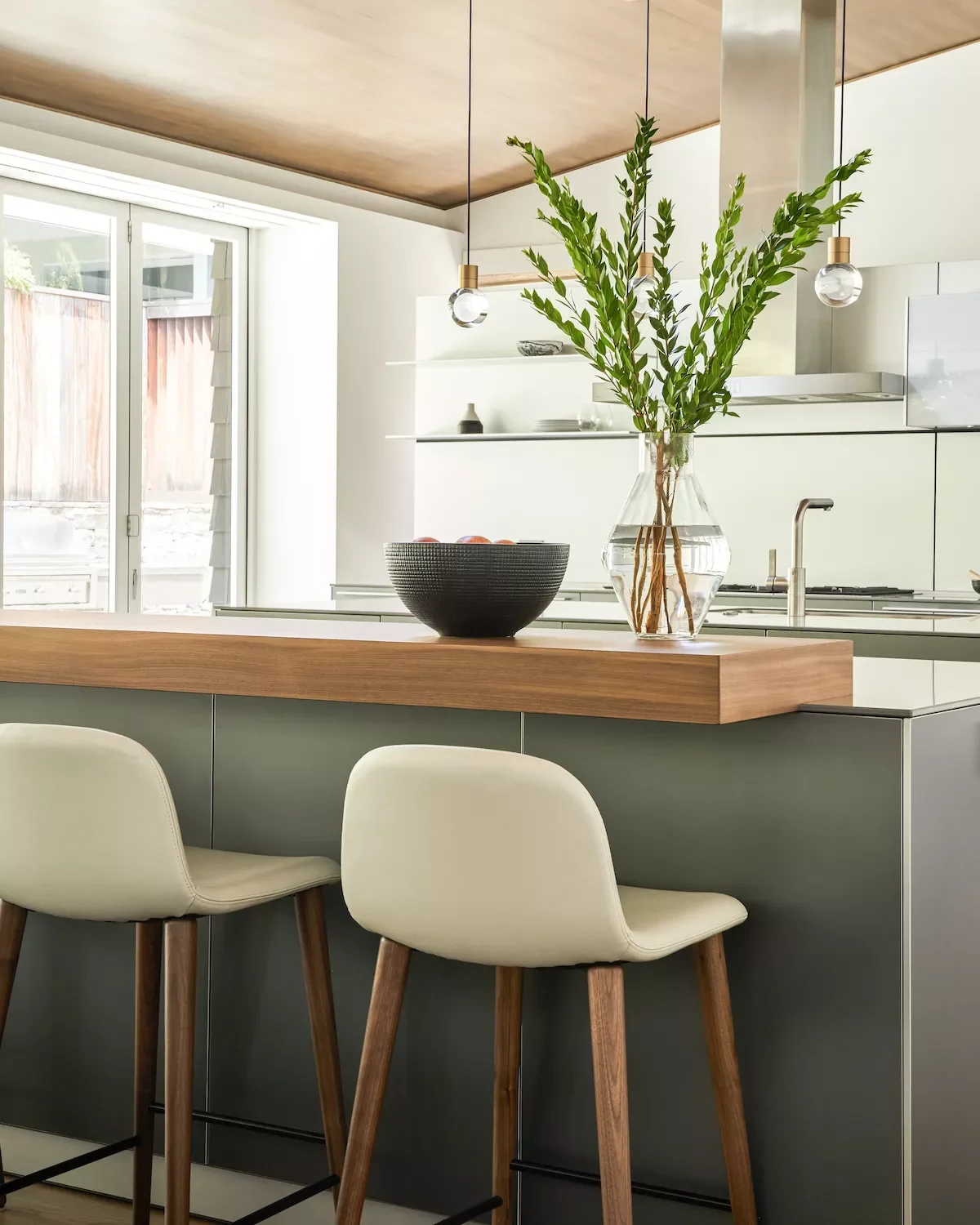 101 Kitchen Island Ideas That Will Transform Your Cooking Space 18 Sleek Wood Bar Top