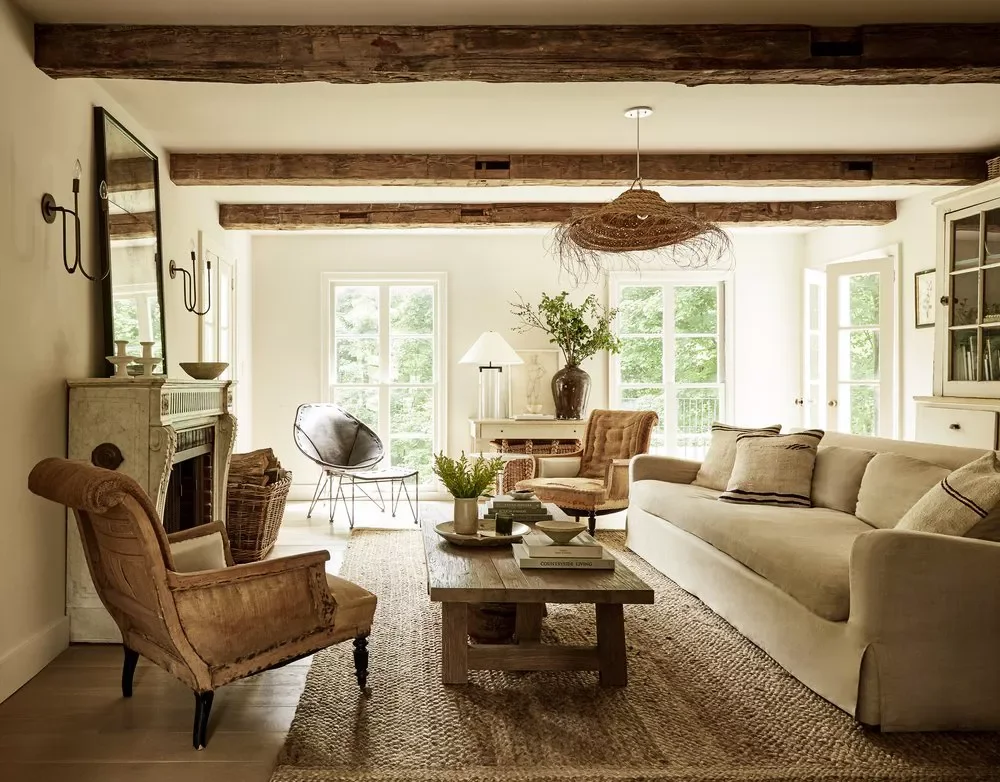 21 Cozy Scandinavian Winter Ideas That Transform Living Rooms Slipcover the Couch