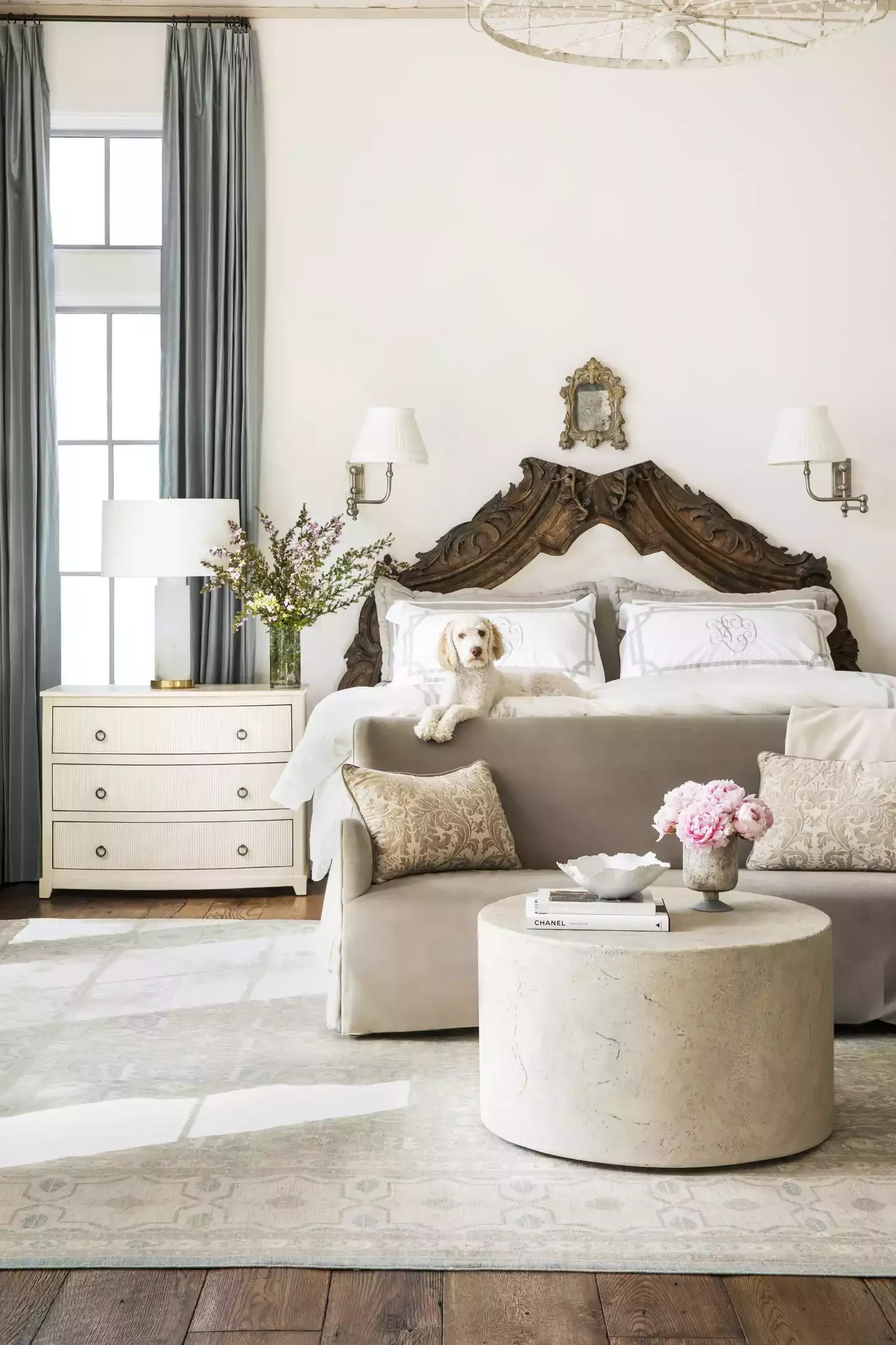 66 Creative Ways to Transform the Wall Above Your Bed Into a Stunning Focal Point Small Antique Mirror