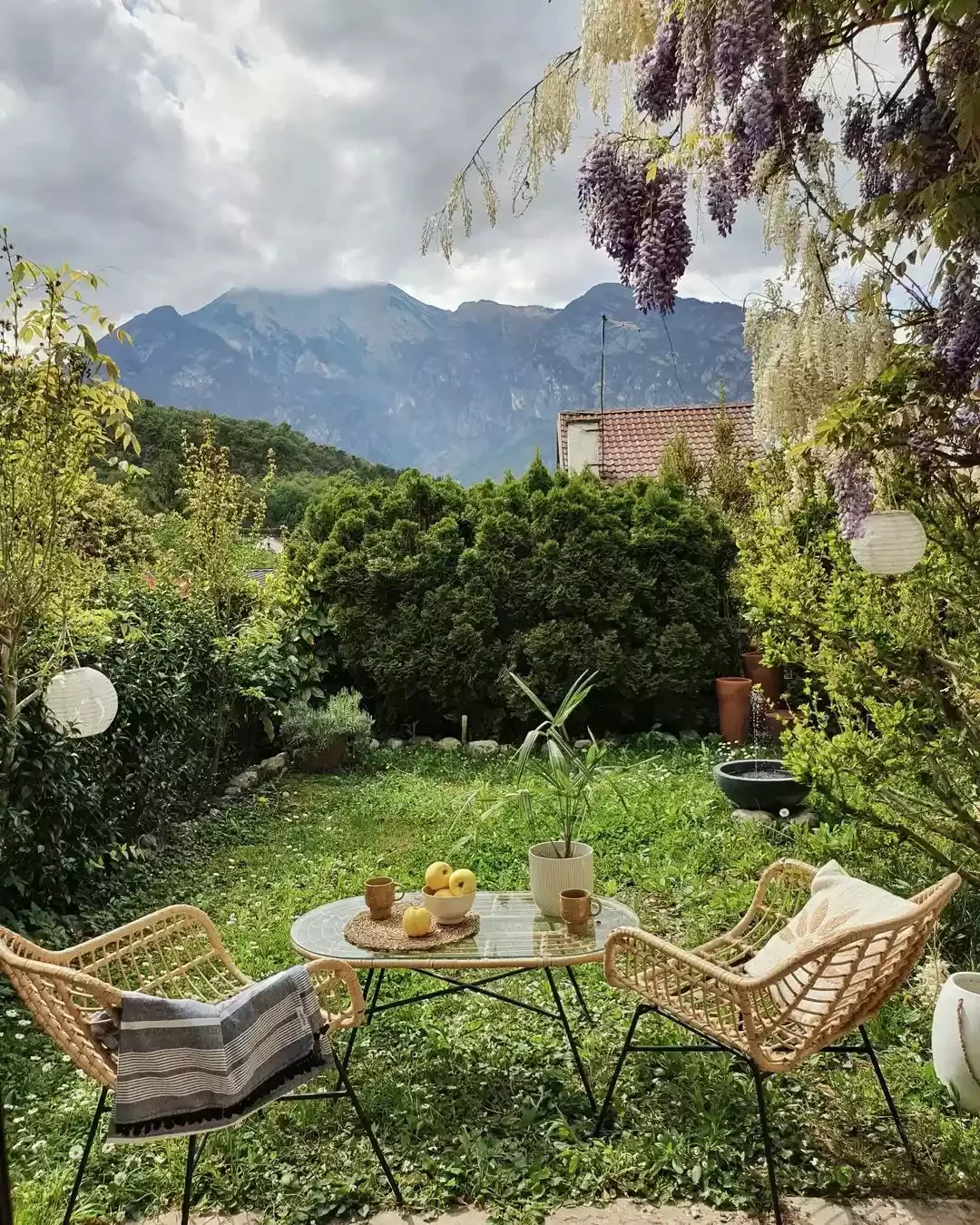 Small Backyard Seating Area