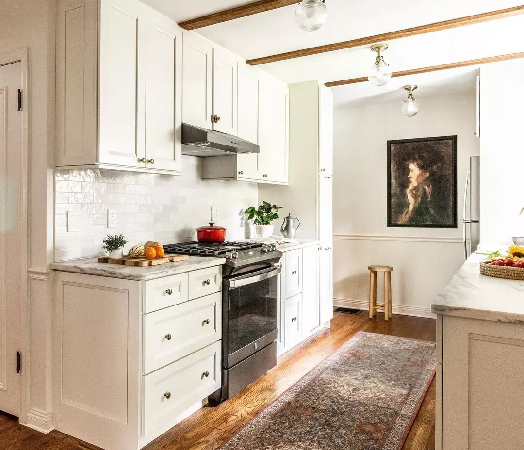 30 Budget-Friendly Small Galley Kitchen Ideas That Actually Work 10 Small Bright Galley Kitchen