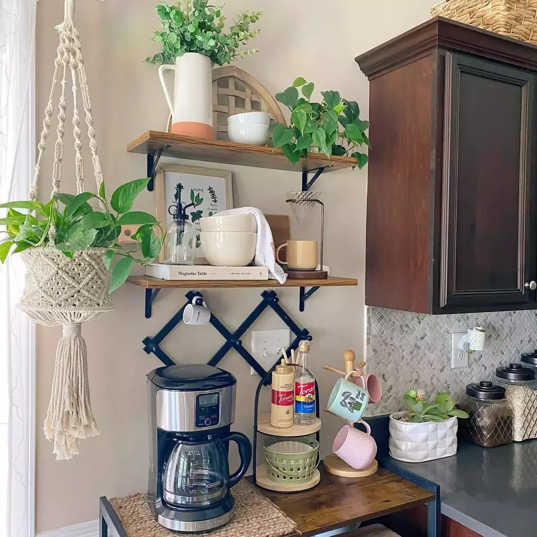 43 Stylish Coffee Bar Ideas That'll Transform Your Morning Routine Small Coffee Bar