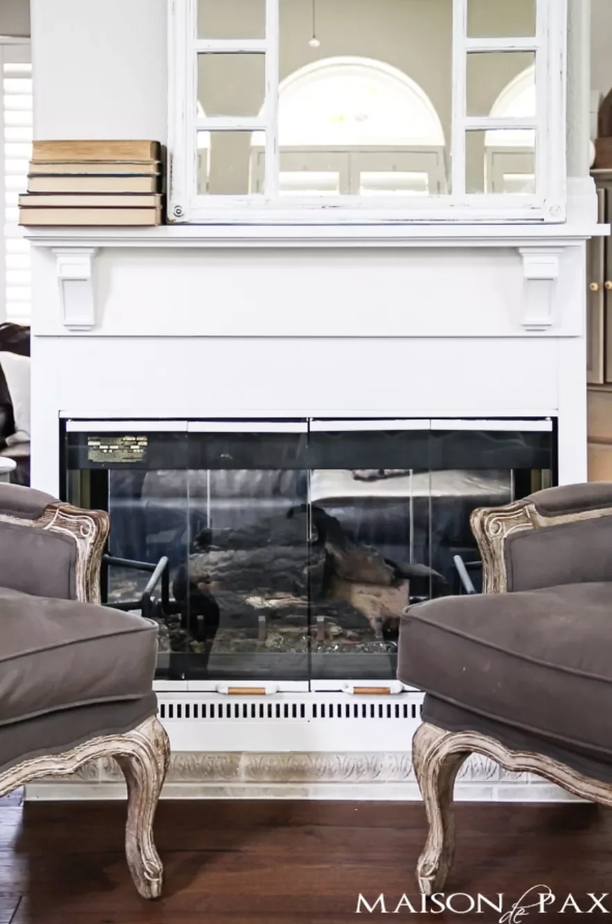 20 Creative DIY Fake Fireplace Projects You Can Build This Weekend 2 Small Mantel Shelf