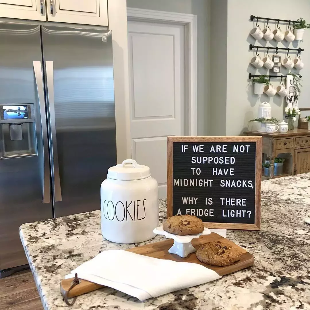 57 Inspiring Letter Board Ideas to Transform Every Room in Your Home Snack Station Letter Board