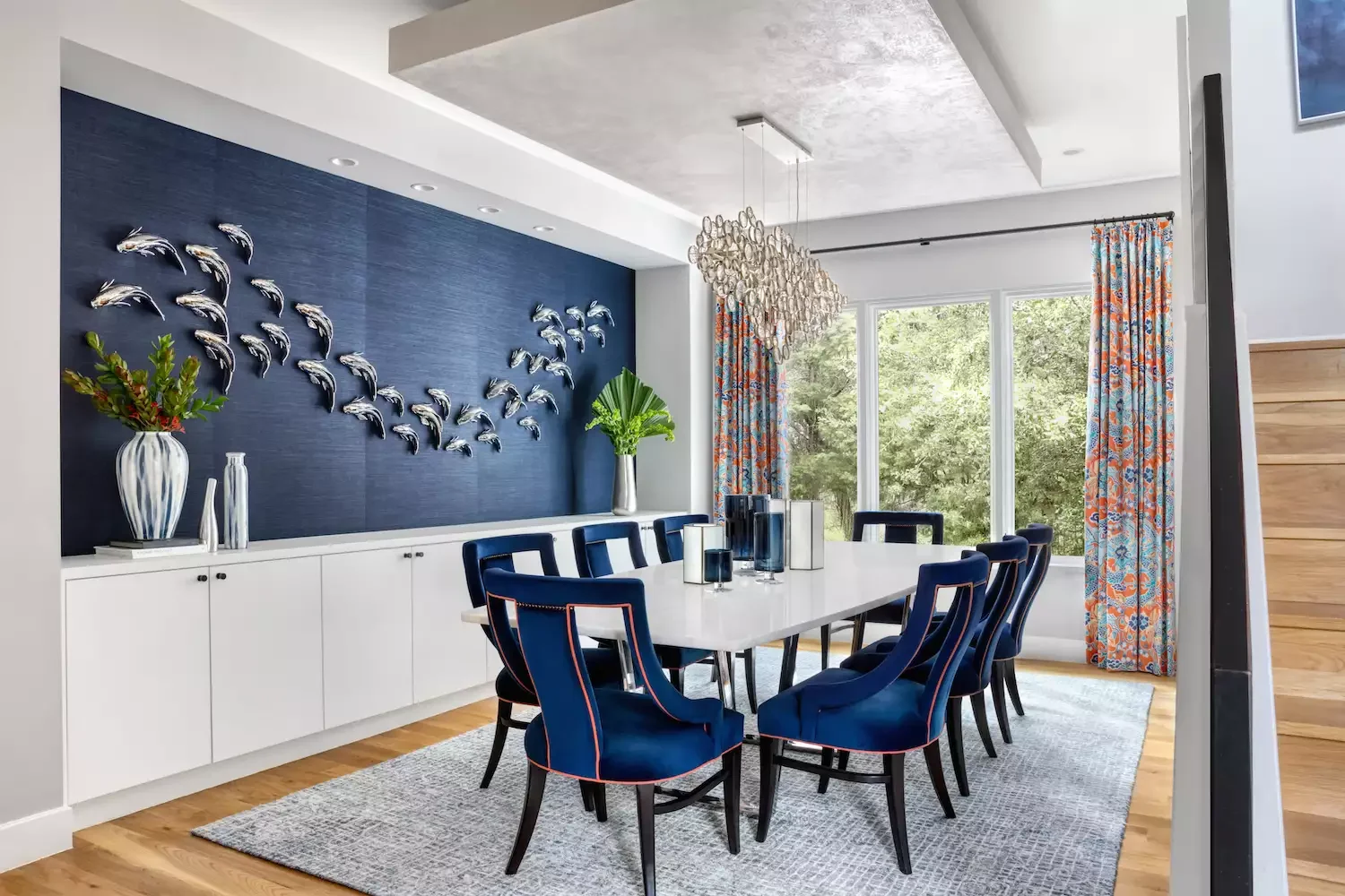 40 Stunning Blue Dining Room Ideas That Will Transform Your Space 41 So Sculptural