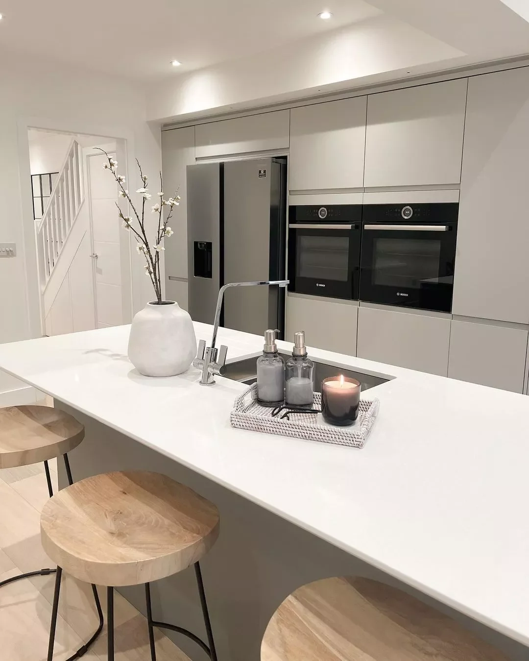 23 Stunning Kitchen Island Styling Ideas That Will Transform Your Space Soap Bottles