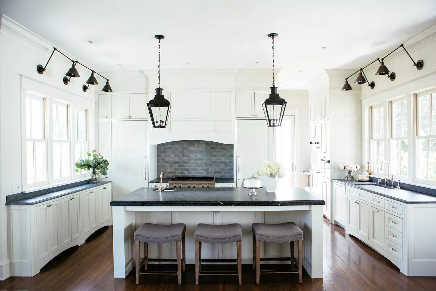 19 Stunning Soapstone Countertop Ideas That Will Transform Your Kitchen 8 Soapstone Counters in a Farmhouse Kitchen
