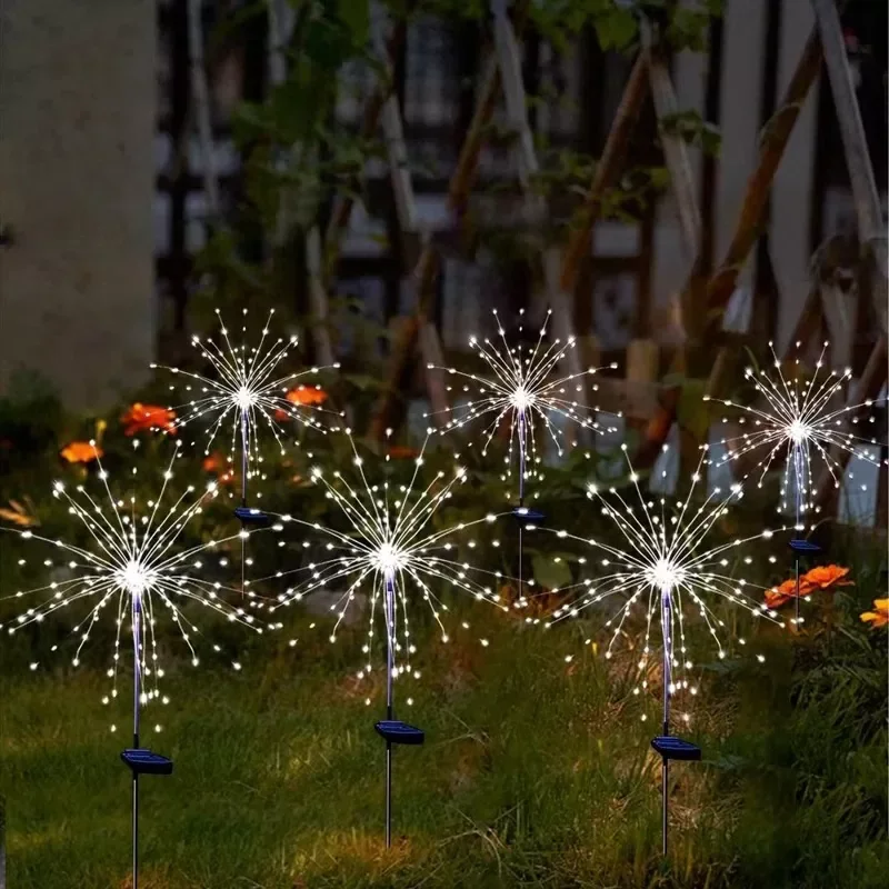 15 Stunning Garden Path Lighting Ideas That Transform Your Outdoor Space Solar-Powered Firework Lights
