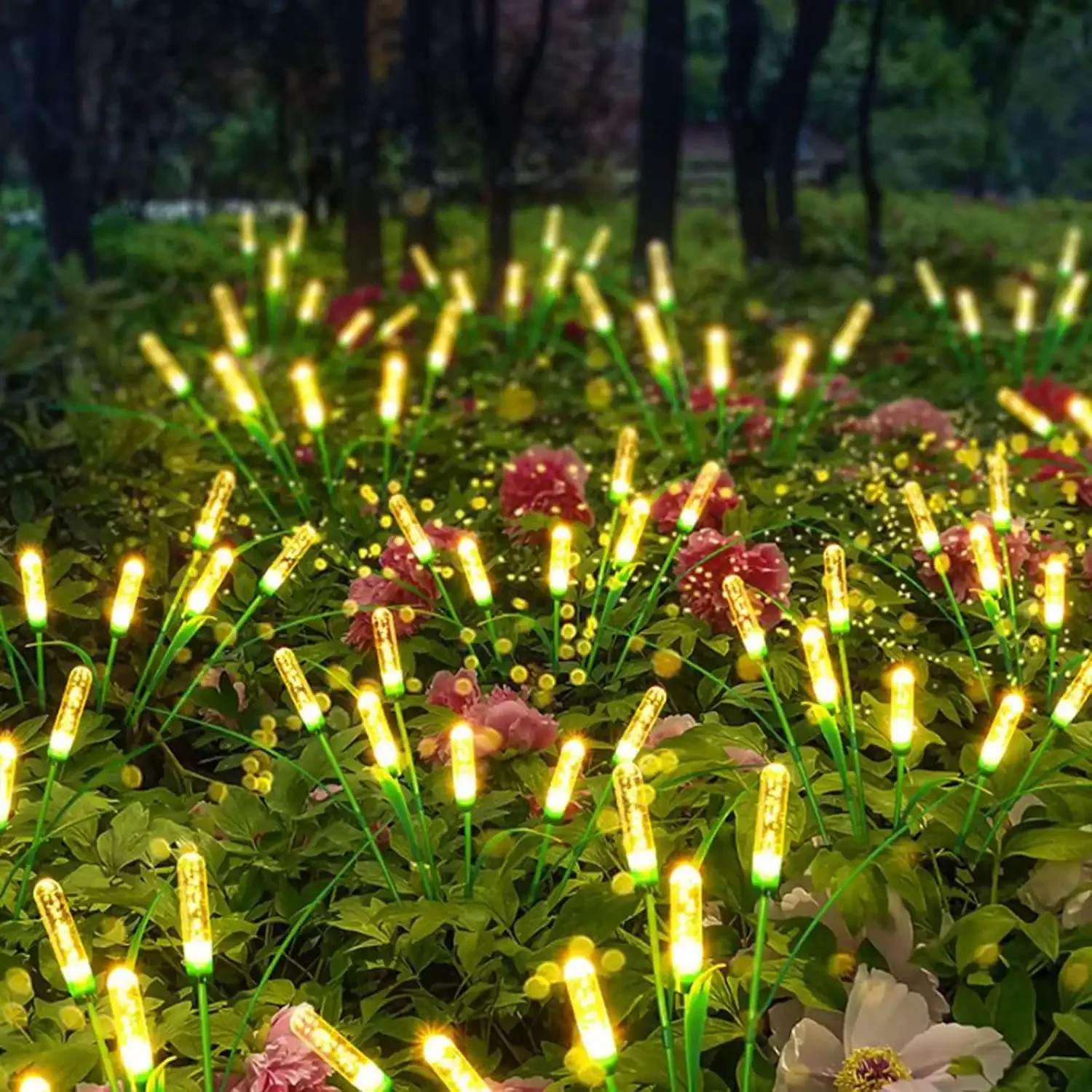 15 Stunning Garden Path Lighting Ideas That Transform Your Outdoor Space Solar Swaying Reed Lights