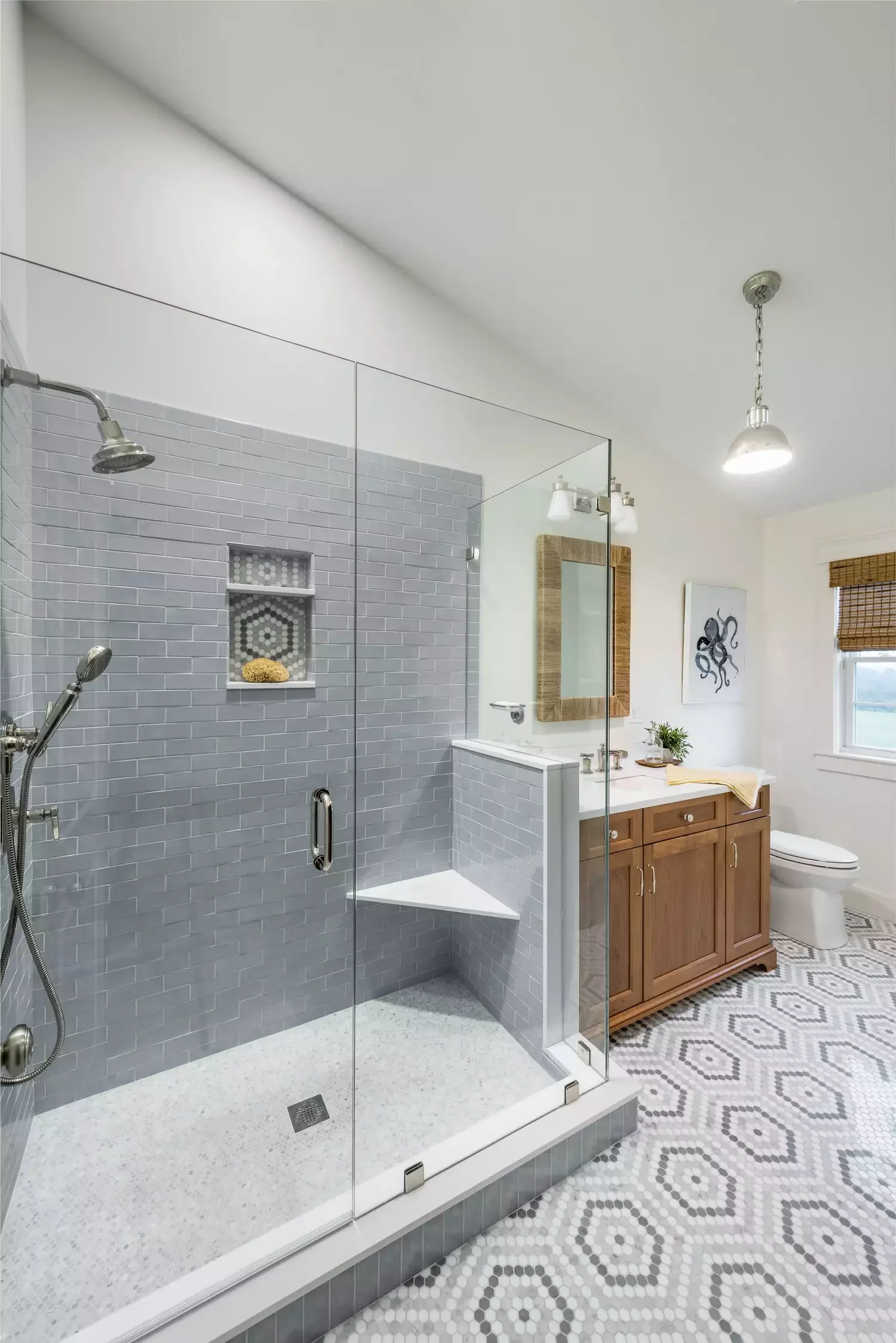 30 Stunning Corner Shower Designs to Elevate Your Bathroom 18 Soothing Corner Shower