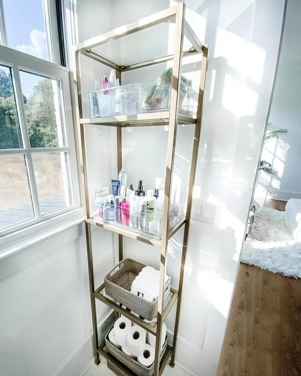 Transform Your Bathroom Closet: 23 Smart Organization Ideas That Actually Work Sort With Baskets and Bins