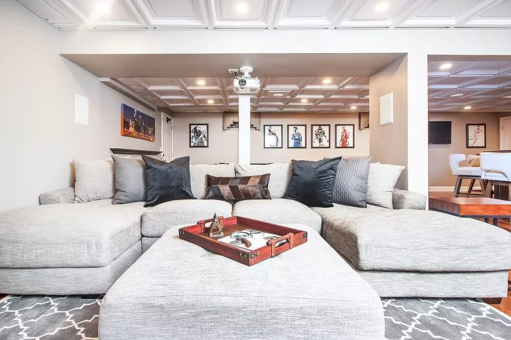 23 Stunning Gray Couch Living Room Ideas That Transform Your Space 23 Source a Footrest/Ottoman Combo