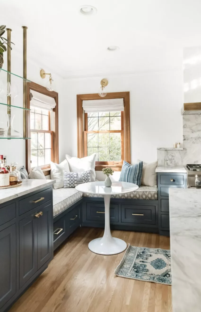 30 Cozy Breakfast Nook Ideas That'll Transform Your Morning Routine Space-Saving Breakfast Nook