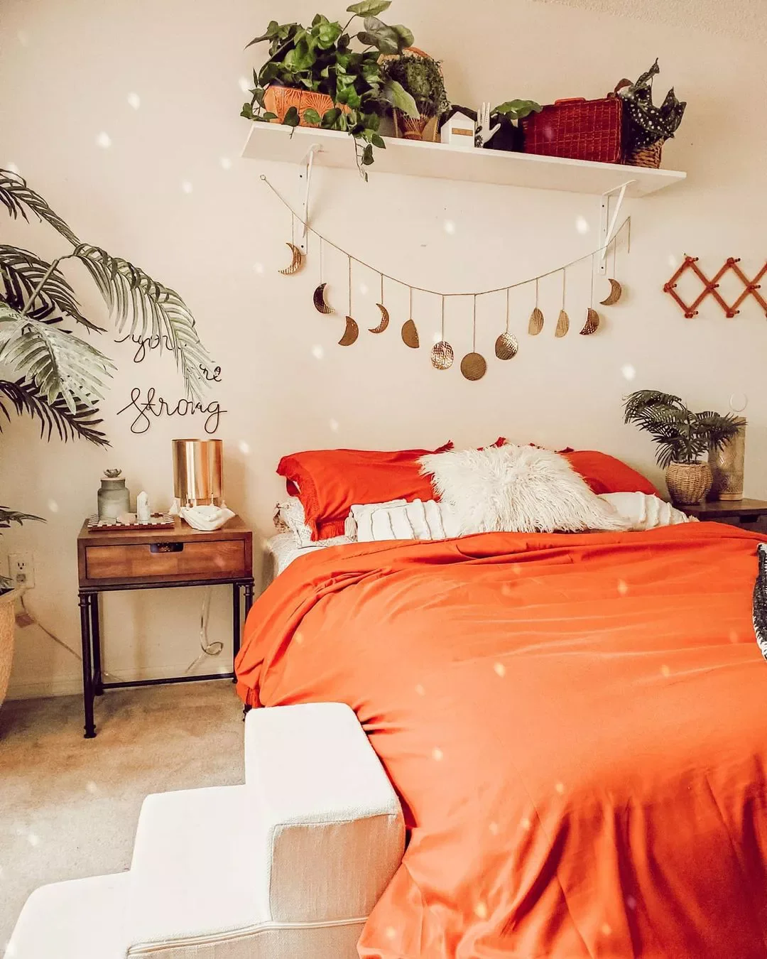 37 Beautiful Aesthetic Bedroom Ideas to Transform Your Space 17 Spell a Favorite Phrase