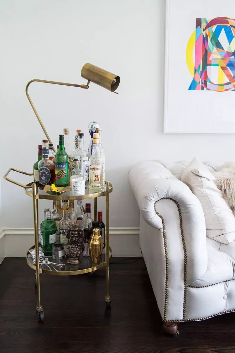 26 Budget-Friendly Home Bar Ideas That Look Expensive 12 Spike the Side Table