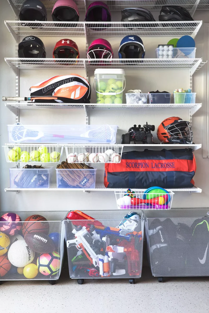 31 Smart Garage Storage Ideas to Organize Your Gear 15 Sports Equipment Storage