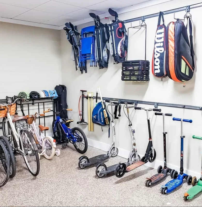 19 Creative Garage Wall Transformations That Will Amaze You Sports Equipment Zone
