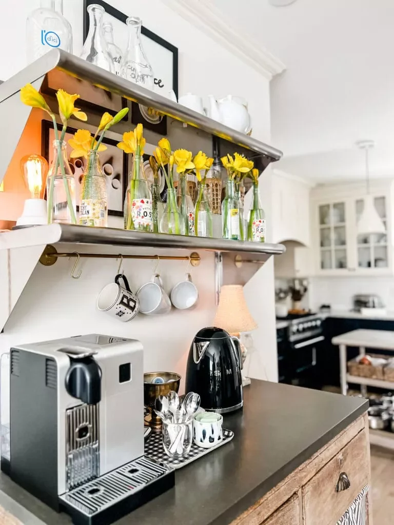 47 Fresh Spring Decorating Ideas to Welcome the New Season 47 Spring Coffee Bar