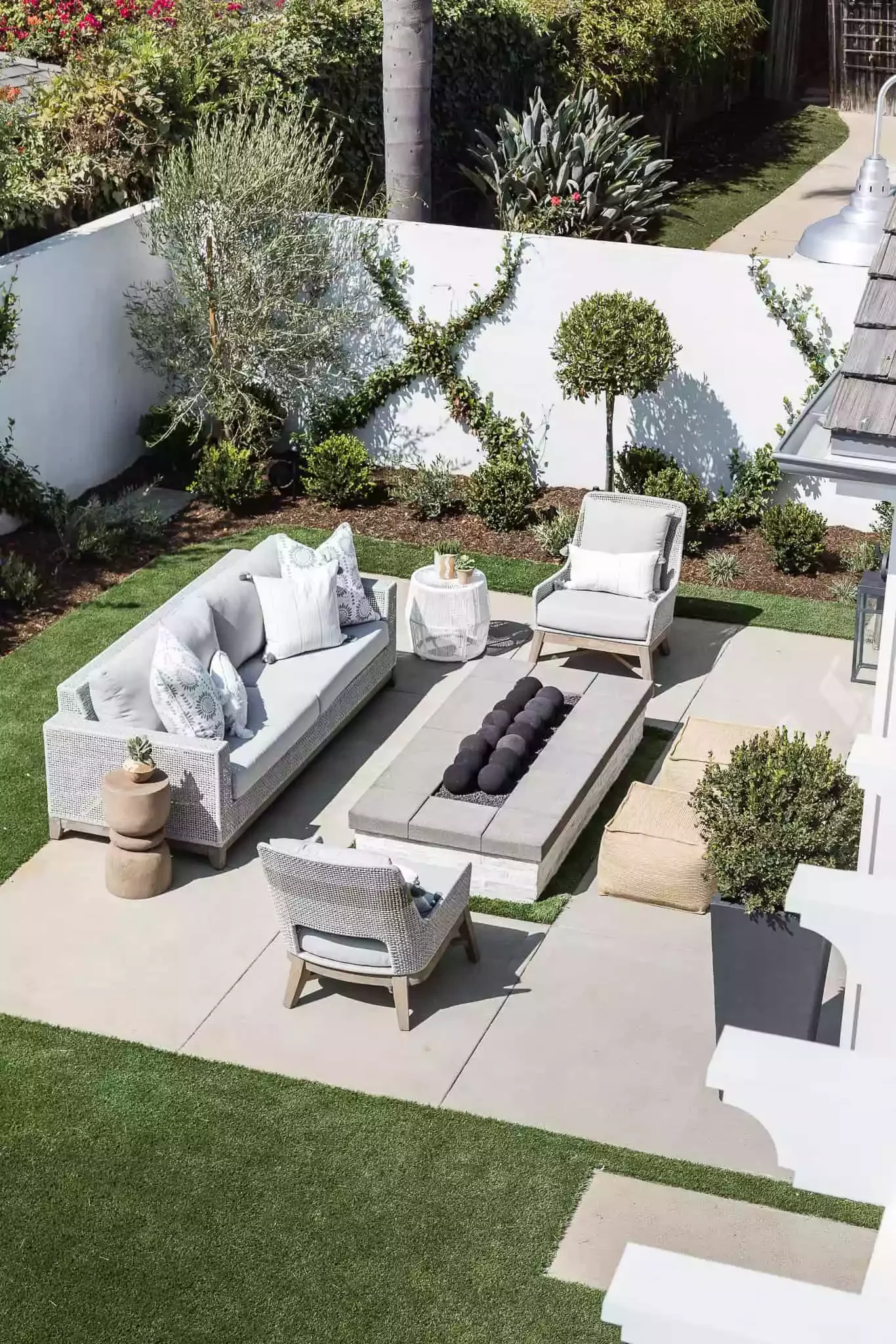 36 Stunning Concrete Patio Designs That Will Transform Your Outdoor Space 11 Square Paver Concrete Patio