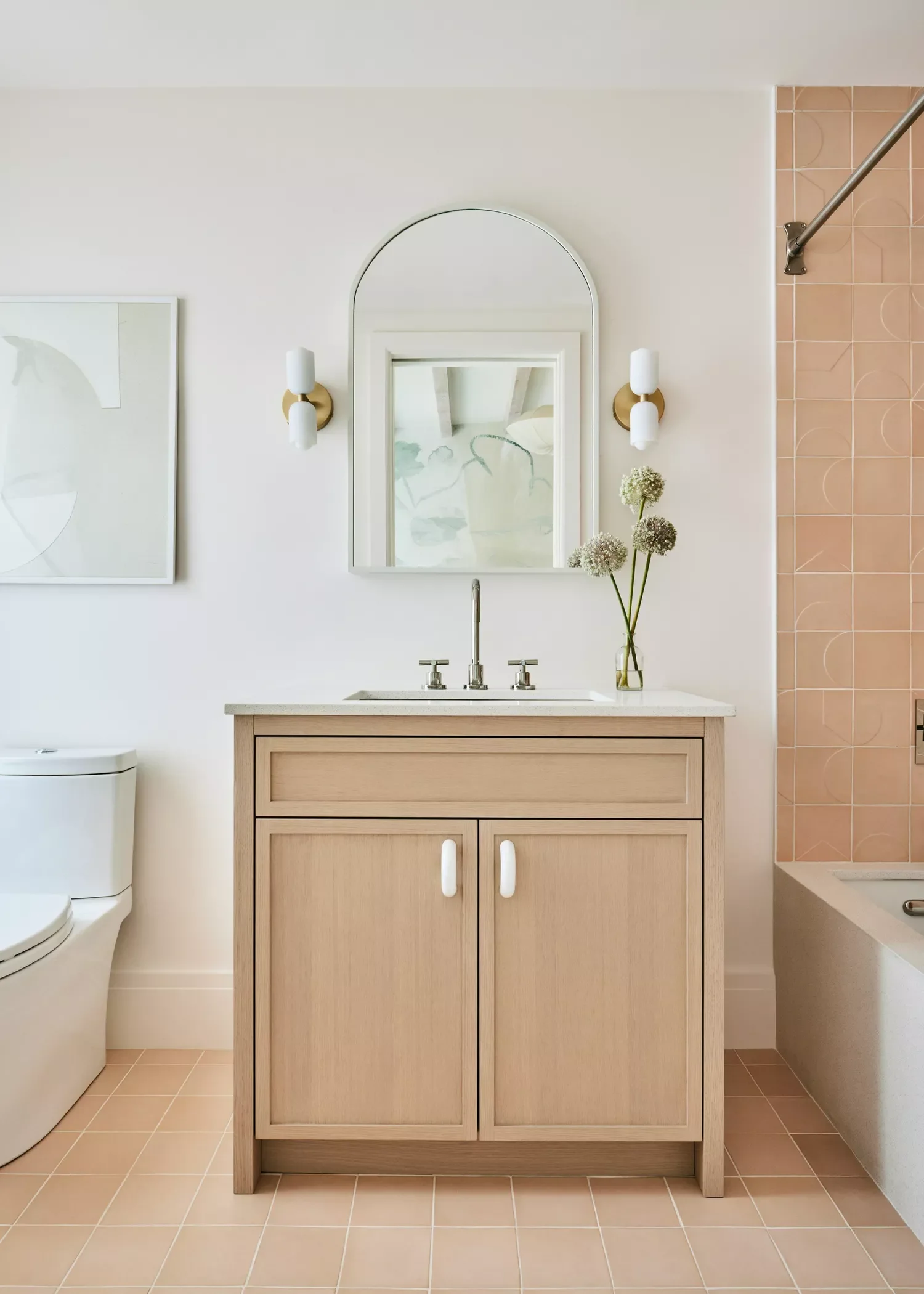 30+ Stunning Bathroom Floor Tile Ideas to Transform Your Space Square Tiles