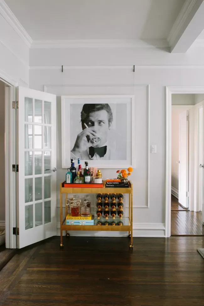 33 Stylish Bar Cart Ideas That'll Transform Your Home Entertainment Game 15 Stack It Up