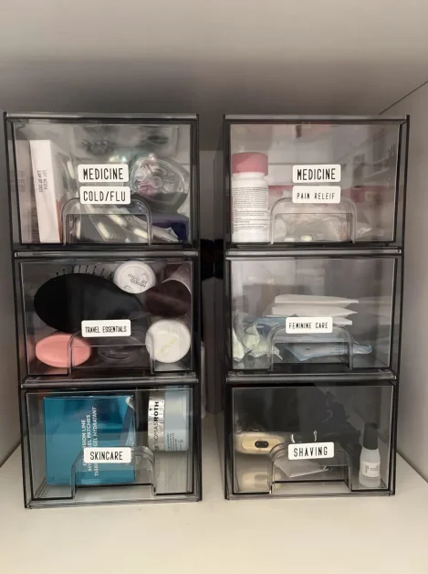 24 Storage Ideas For Tiny Homes You Can't Live Without Stackable Clear Storage Bins