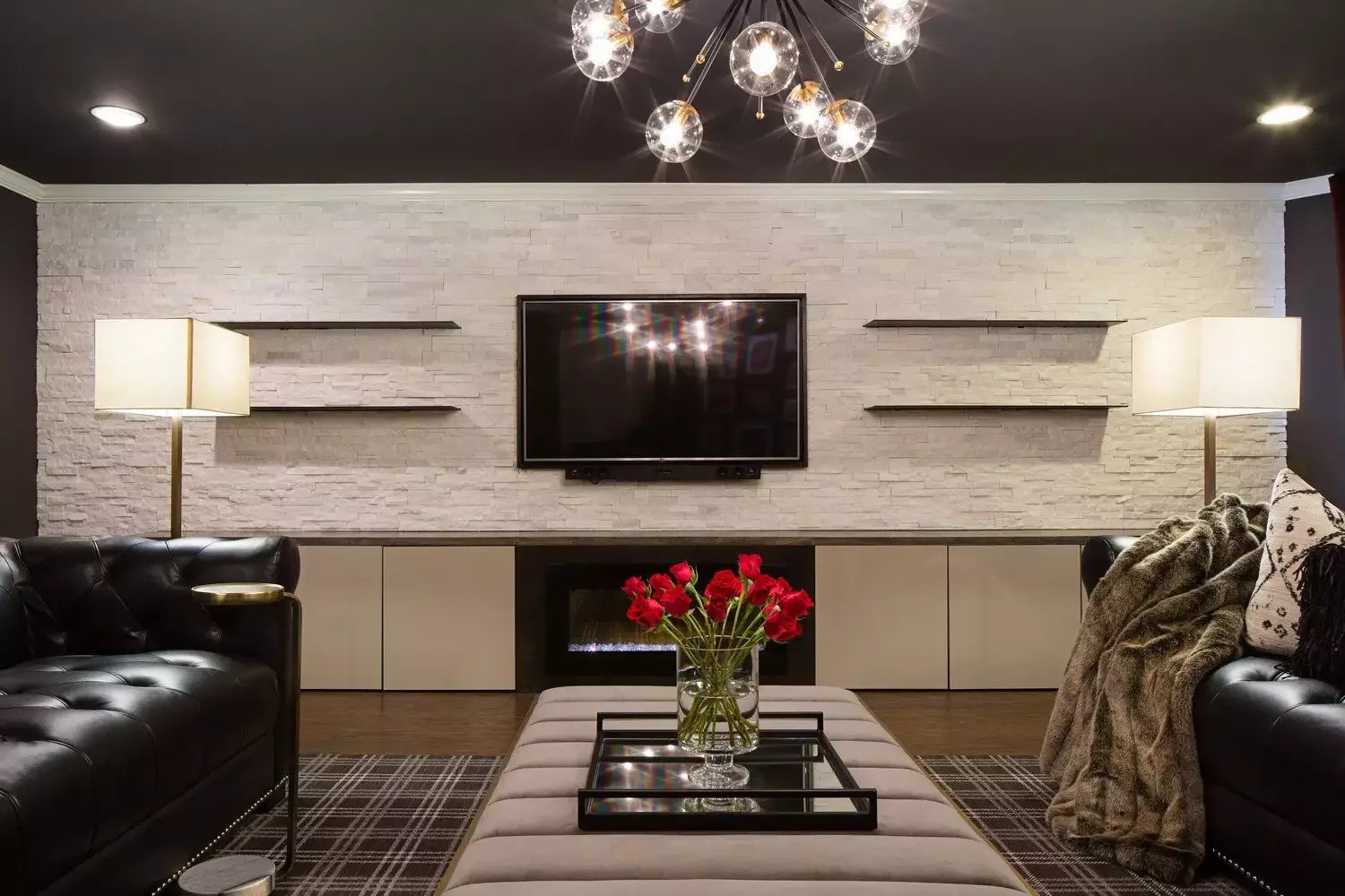 19 Stunning Fireplace Accent Wall Ideas That Will Transform Your Living Space 19 Stacked Stone