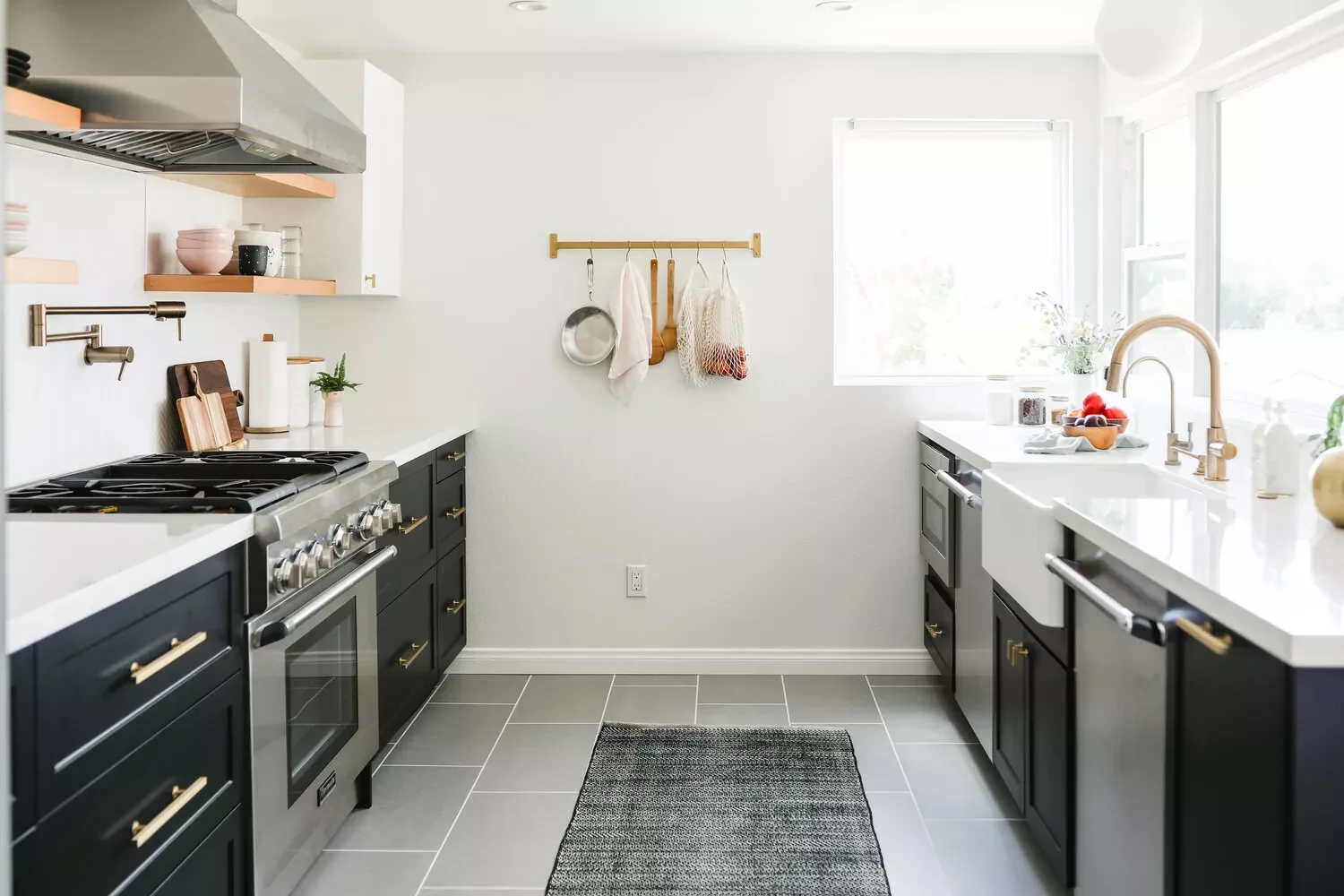 40 Stunning Kitchen Floor Tile Ideas That Will Transform Your Space 6 Stagger Rectangular Tiles
