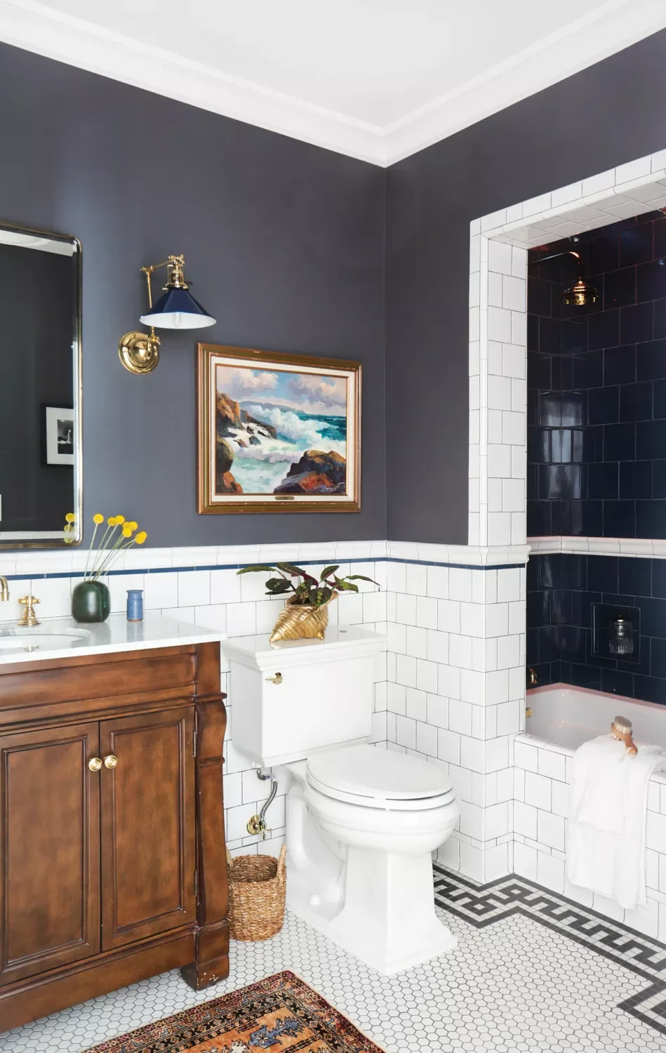 25 Stunning Bathroom Cabinet Ideas to Transform Your Space 5 Stain It Dark