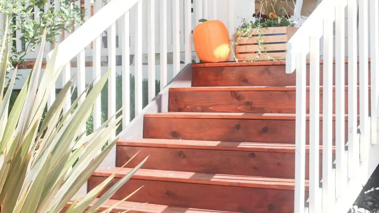 30 Stunning Front Step Ideas That Will Transform Your Home's Curb Appeal 14 Stain Wood
