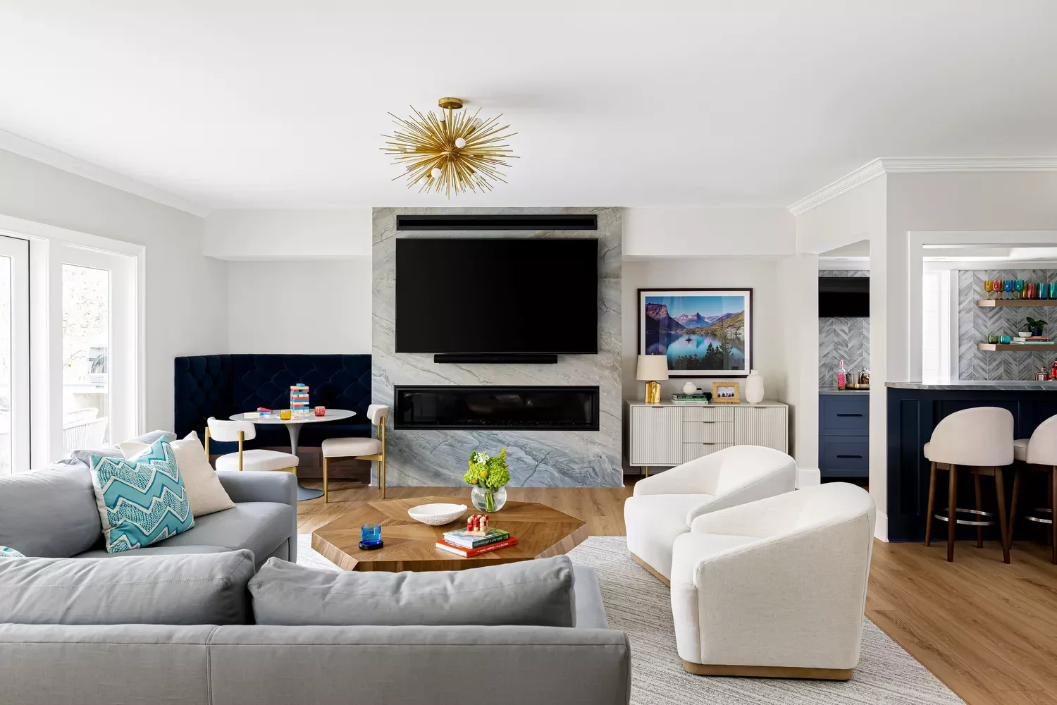 20 Brilliant Basement Lighting Solutions Beyond Standard Recessed Fixtures 7 Starbust Flush Mount