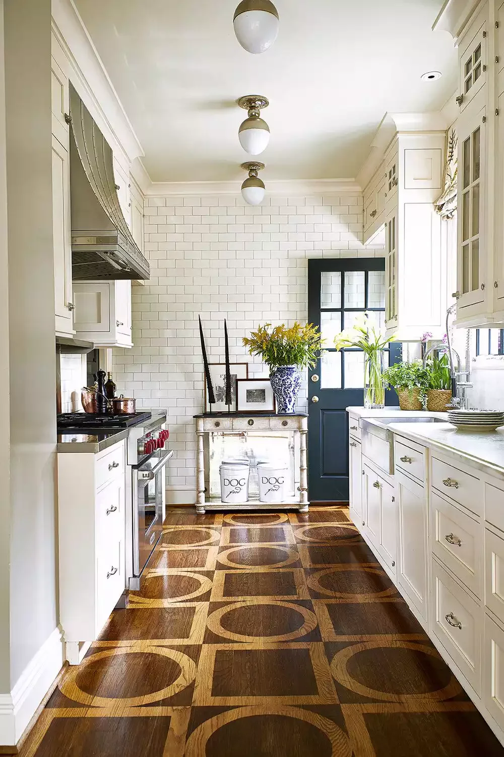 59 Timeless White Kitchen Design Ideas That Never Go Out of Style Statement Flooring
