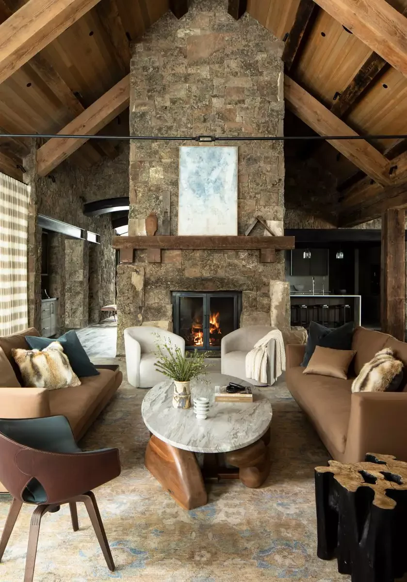 22 Fresh Ways to Give Your Log Cabin a Modern Makeover 12 Statement-Making Furniture