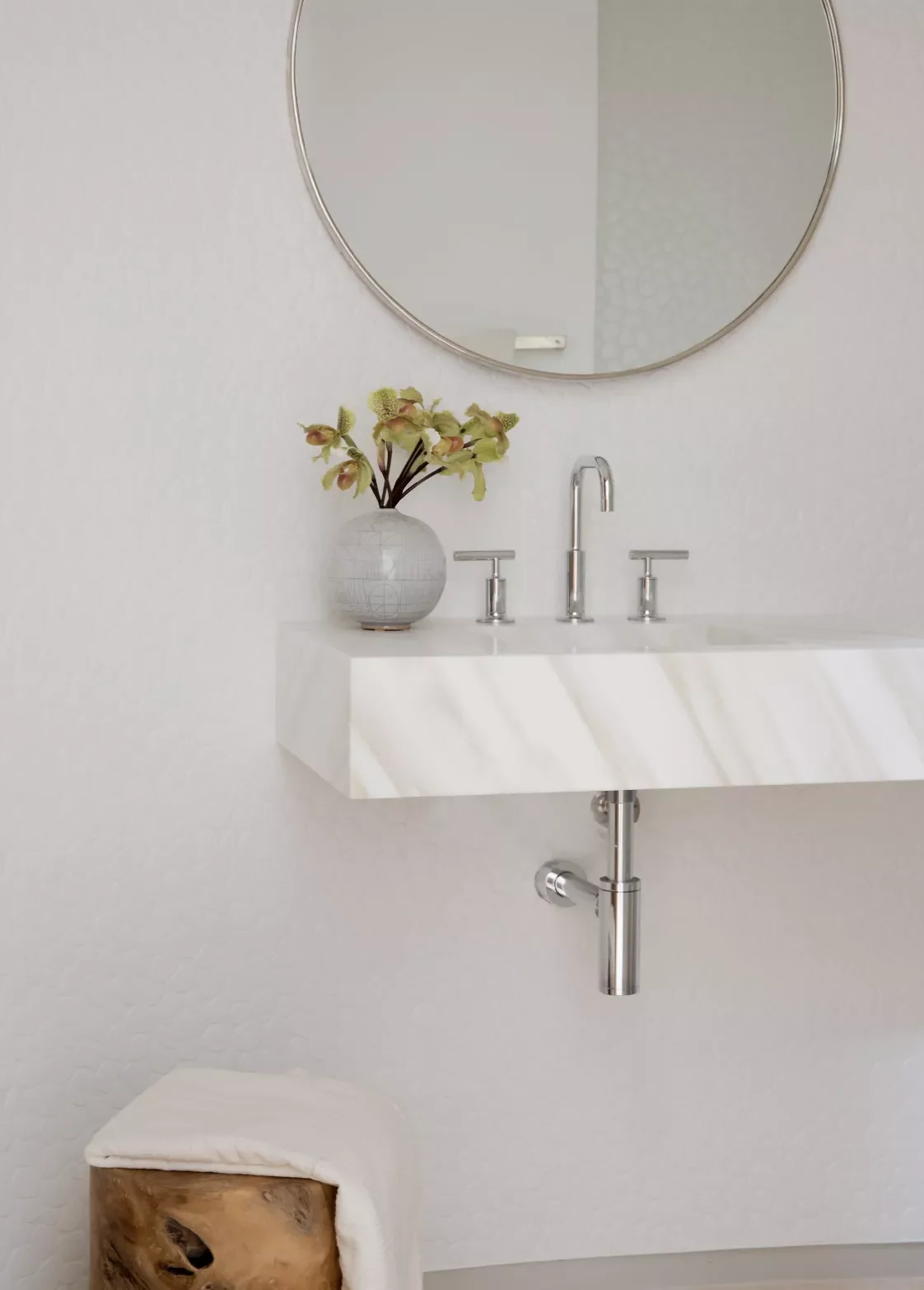 30 Soothing Neutral Bathroom Designs for Ultimate Relaxation 2 Statement Sink Neutral Bathroom