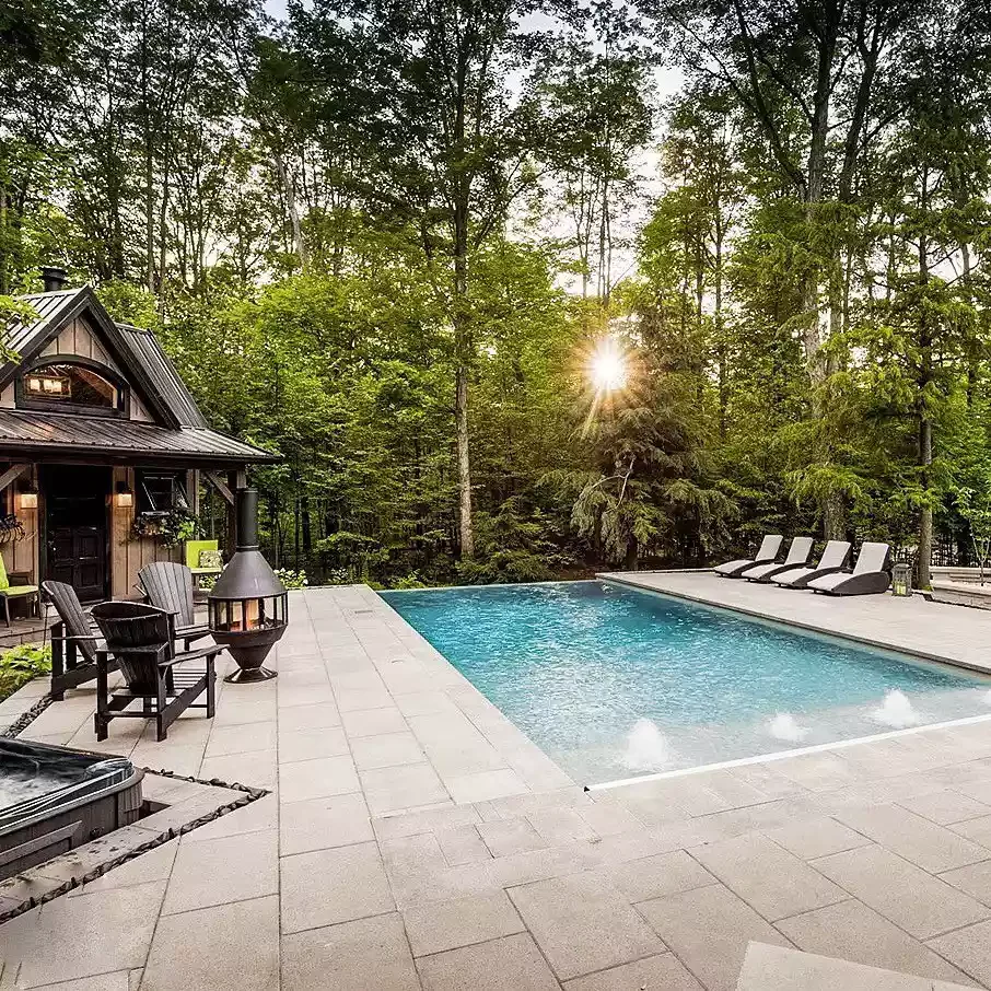 38 Stunning Pool Deck Designs for Your In-Ground and Above-Ground Swimming Pool 13 Stay Neutral
