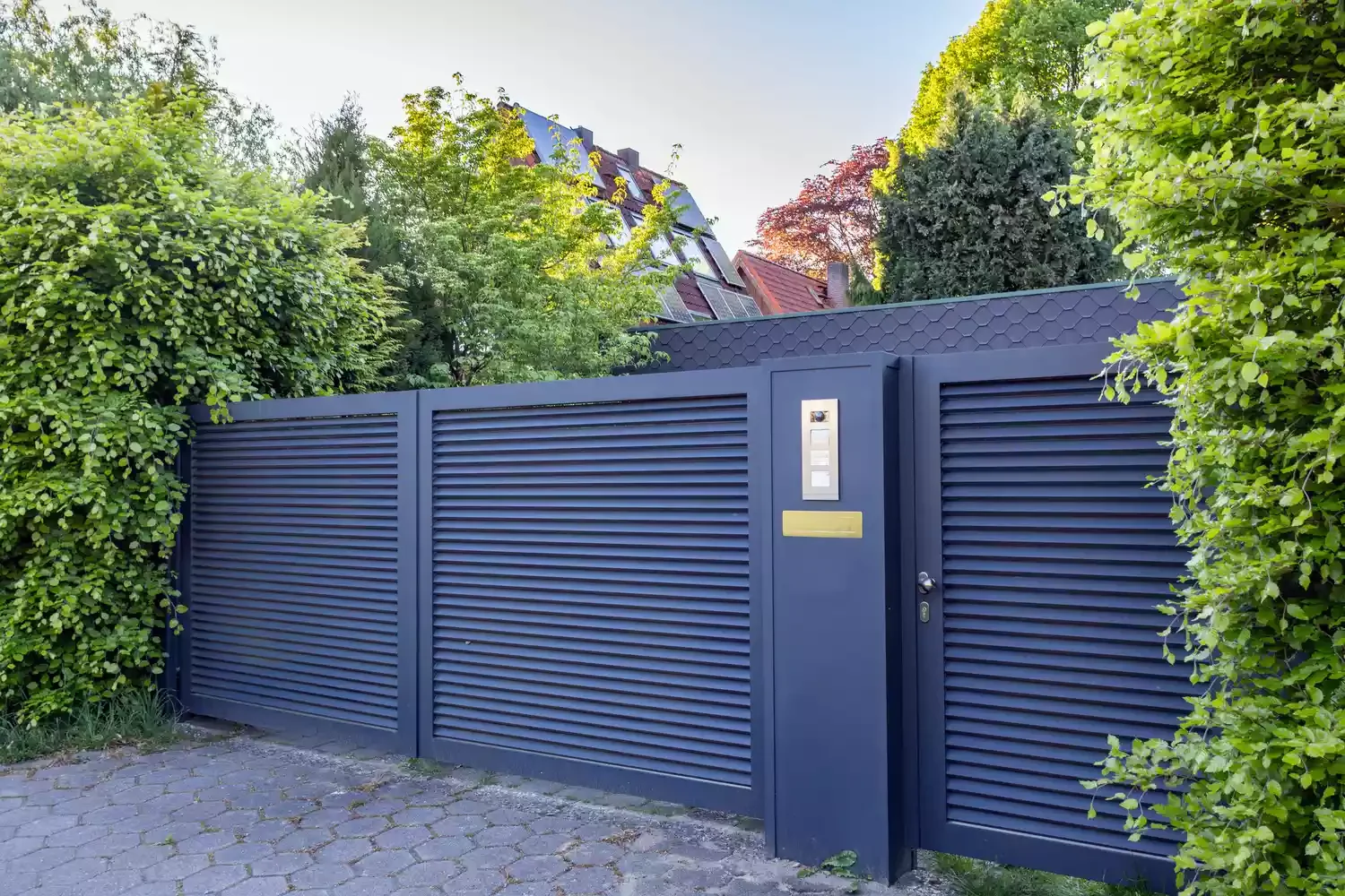 Steel Gate With Security