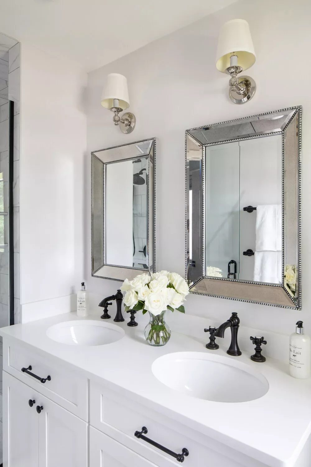 15 Stunning Mirror Lighting Ideas That Will Transform Your Bathroom 14 Stick With a Classic