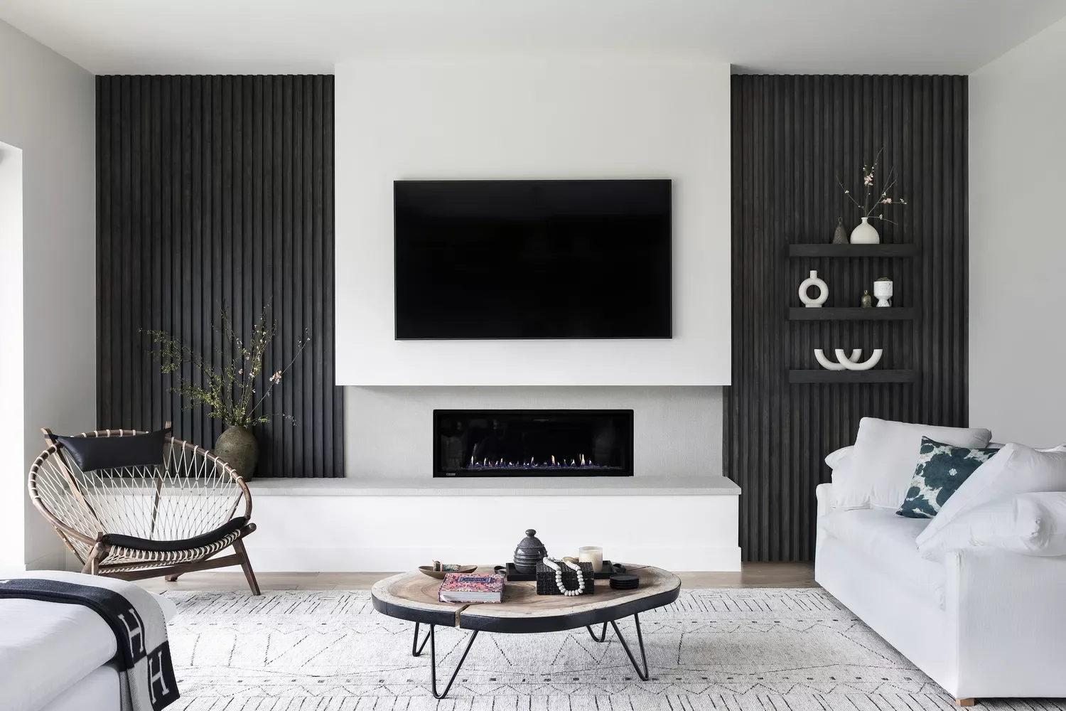 92 Living Room Styling Ideas That Will Transform Your Space Stick to Black and White